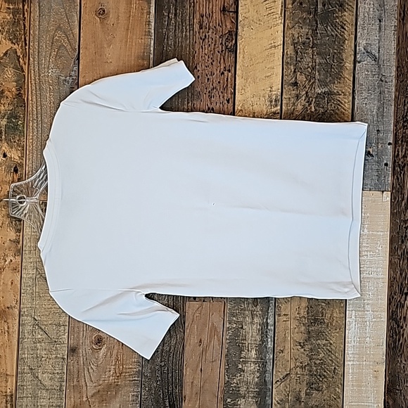 Gap Modern Crew Neck T-Shirt XS Petite White - Picture 2 of 2